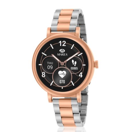 relojes smart en color rosam dorado y plata