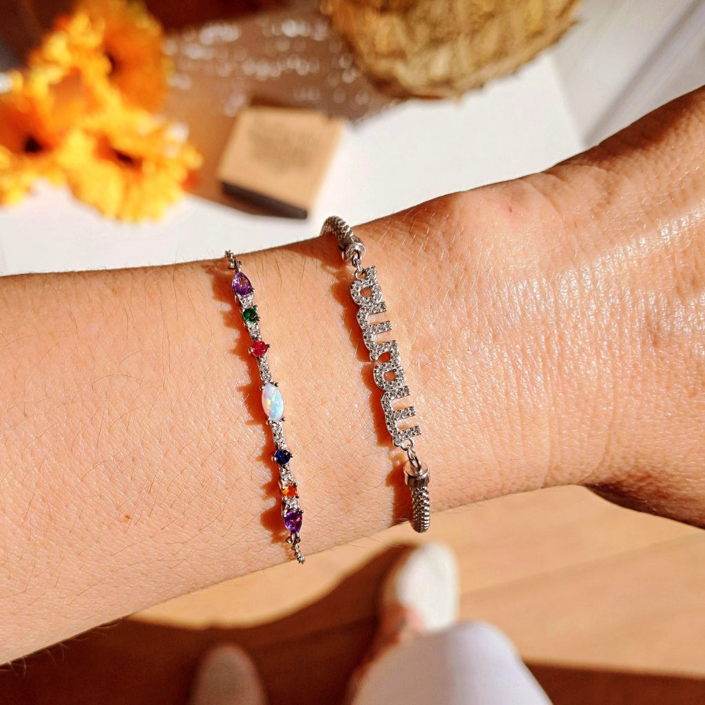 Pulsera de plata dia de la madre 