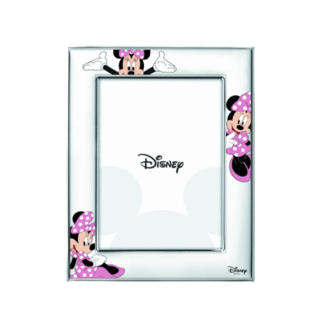 El Marco de Fotos Minnie Mouse Bella de acero laminado con motivos de Minnie Mouse sus medidas son 13x18 cm